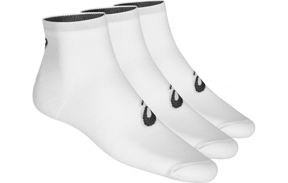 Asics Quarter Socks 3-Pack 155205-0001 Λευκό