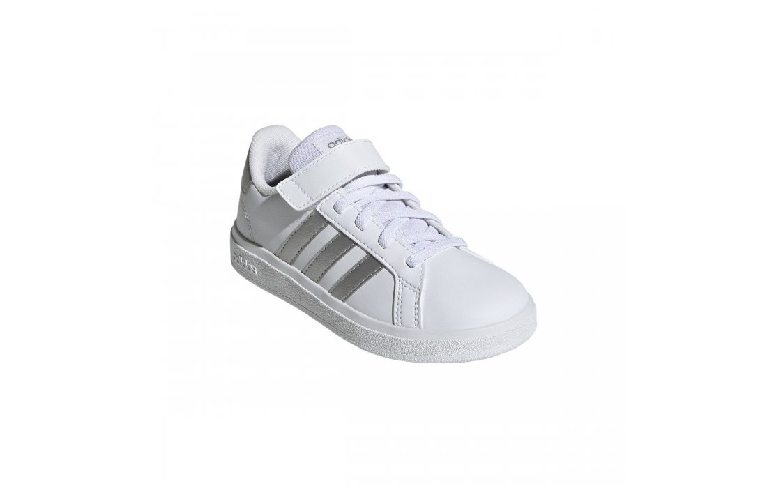 ADIDAS GRAND COURT LIFESTYLE COURT ELASTIC LACE AND TOP STRAP SHOES (GE6516)
