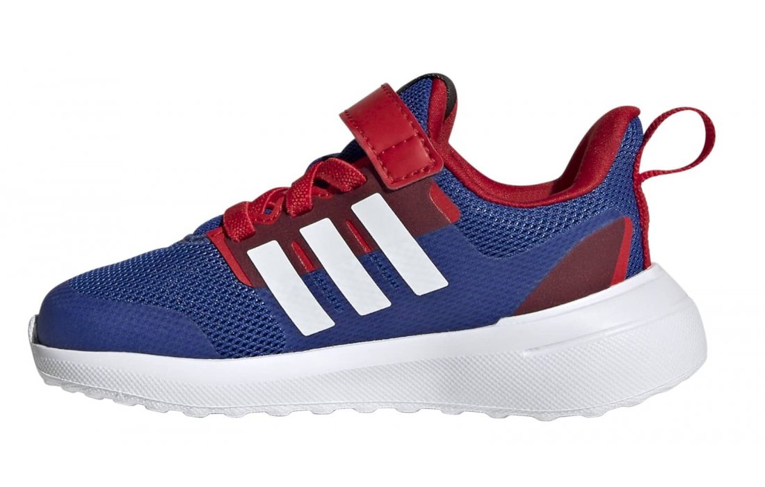Adidas X MARVEL FORTARUN 2.0 SPIDER-MAN CLOUDFOAM SPORT RUNNING ELASTIC LACE TOP STRAP (HP9000)