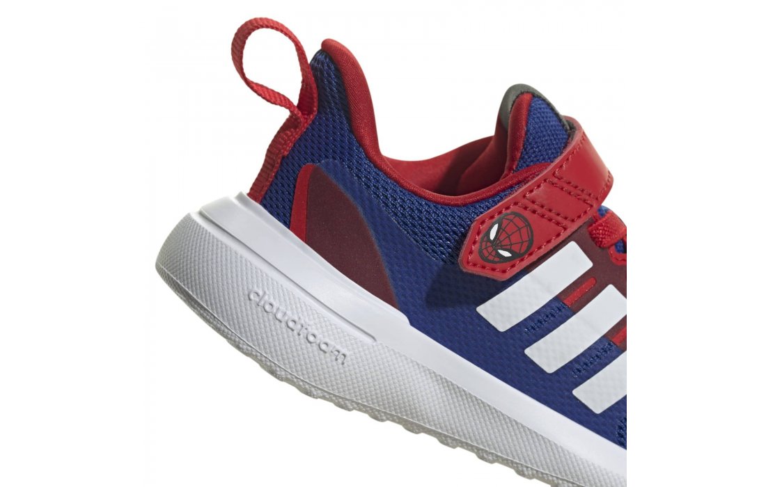 Adidas X MARVEL FORTARUN 2.0 SPIDER-MAN CLOUDFOAM SPORT RUNNING ELASTIC LACE TOP STRAP (HP9000)