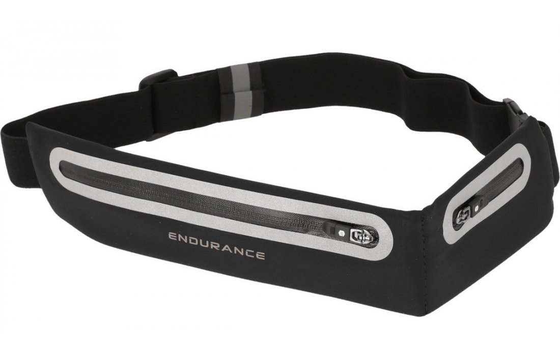 Endurance Goron Ultra Thin Waist Bag, Black (E191651)