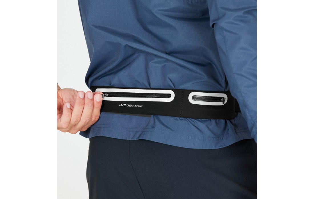 Endurance Goron Ultra Thin Waist Bag, Black (E191651)