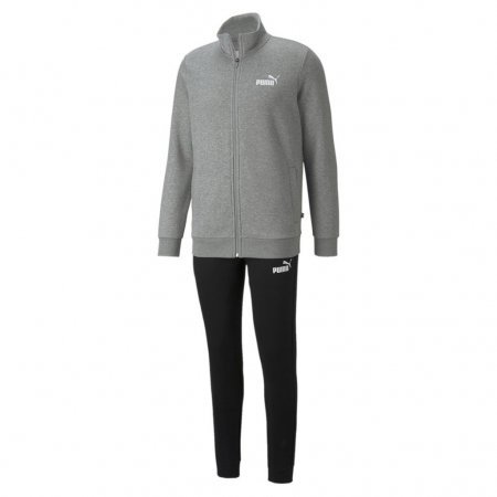 Puma Σετ Φόρμας με Λάστιχο Fleece Γκρι (585841-03)