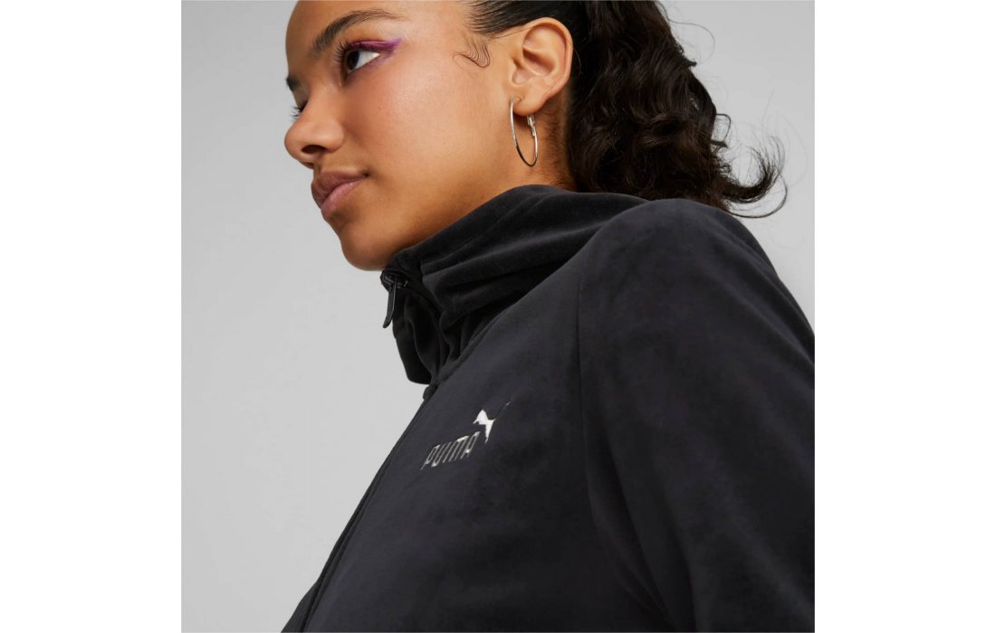 Puma Essentials+ Velour Full-Zip Hoodie W (849964-01)