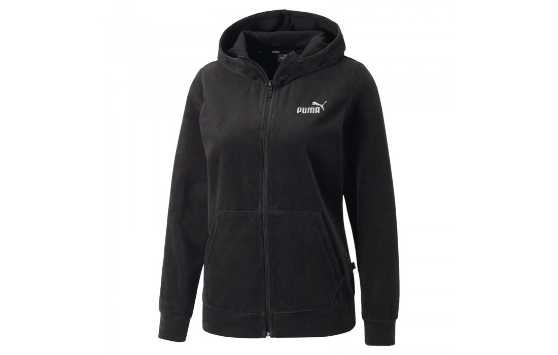 Puma Essentials+ Velour Full-Zip Hoodie W (849964-01)