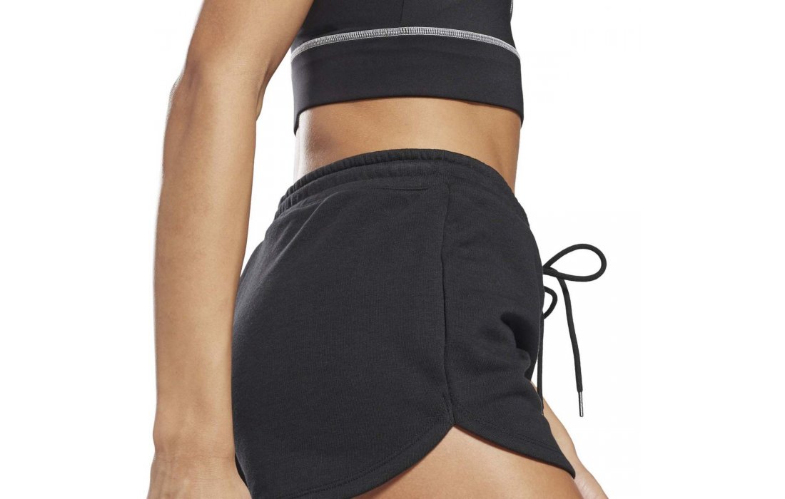 Reebok Identity French Terry Γυναικείο Αθλητικό Σορτς Μαύρο (GL2554)