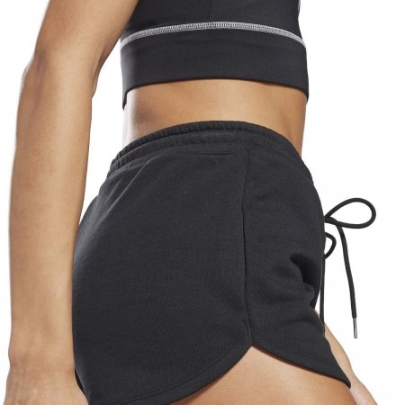Reebok Identity French Terry Γυναικείο Αθλητικό Σορτς Μαύρο (GL2554)