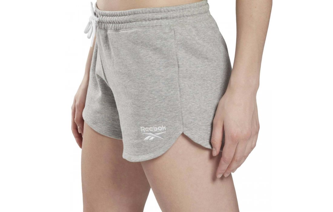 Reebok Identity French Terry Γυναικείο Αθλητικό Σορτς Γκρι (GR9412)