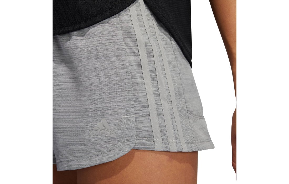 Adidas HEATHER WOVEN PACER 3S SHORT Γυναικείο Αθλητικό Σορτς Γκρι (GT1185)