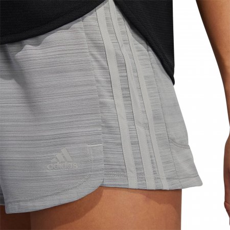 Adidas HEATHER WOVEN PACER 3S SHORT Γυναικείο Αθλητικό Σορτς Γκρι (GT1185)