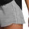 Adidas HEATHER WOVEN PACER 3S SHORT Γυναικείο Αθλητικό Σορτς Γκρι (GT1185)