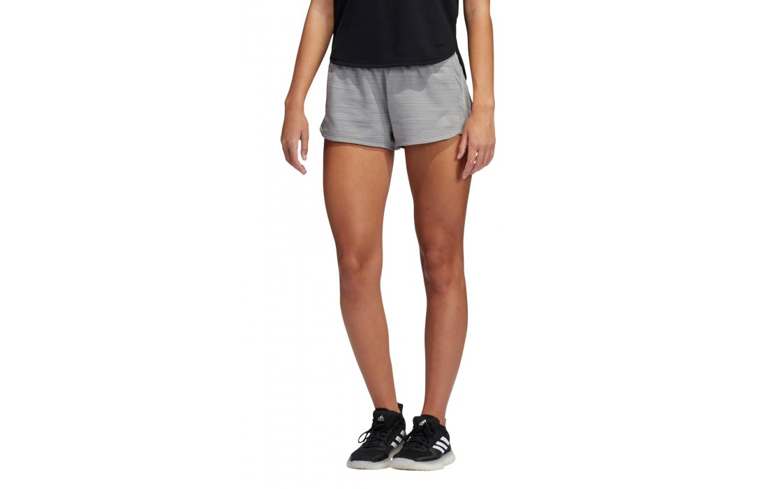 Adidas HEATHER WOVEN PACER 3S SHORT Γυναικείο Αθλητικό Σορτς Γκρι (GT1185)