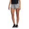 Adidas HEATHER WOVEN PACER 3S SHORT Γυναικείο Αθλητικό Σορτς Γκρι (GT1185)