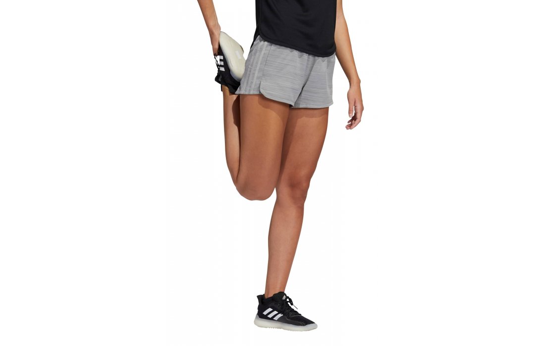 Adidas HEATHER WOVEN PACER 3S SHORT Γυναικείο Αθλητικό Σορτς Γκρι (GT1185)