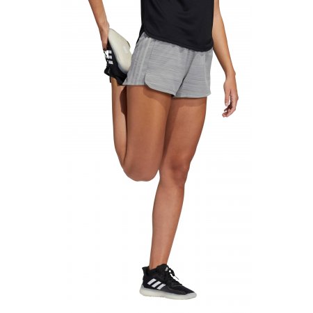 Adidas HEATHER WOVEN PACER 3S SHORT Γυναικείο Αθλητικό Σορτς Γκρι (GT1185)