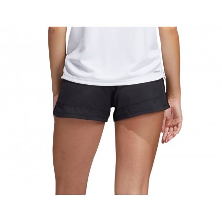 Adidas HEATHER WOVEN PACER 3S SHORT Γυναικείο Αθλητικό Σορτς Μαύρο (GT1186)