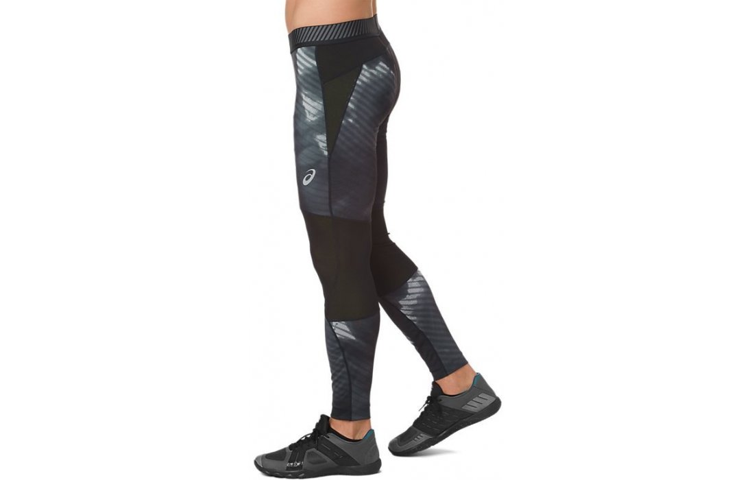 ASICS MEN’S BASE LAYER GRAPHIC TIGHT (2031A197-001)