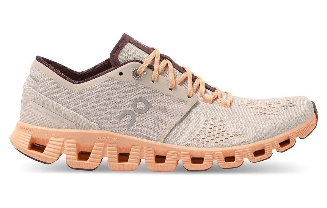 On Cloud X - Silver | Almond (40-99699)